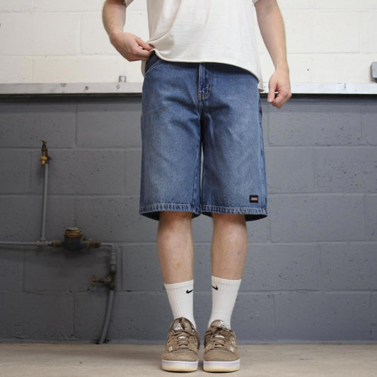 Dickies carpenter skate jorts W30 Faded blue loose denim y2k style shorts