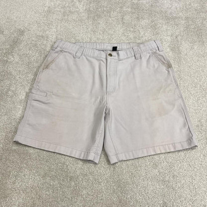 Carhartt cargo shorts canvas lilac grey Canvas relaxed fit skate style work shorts