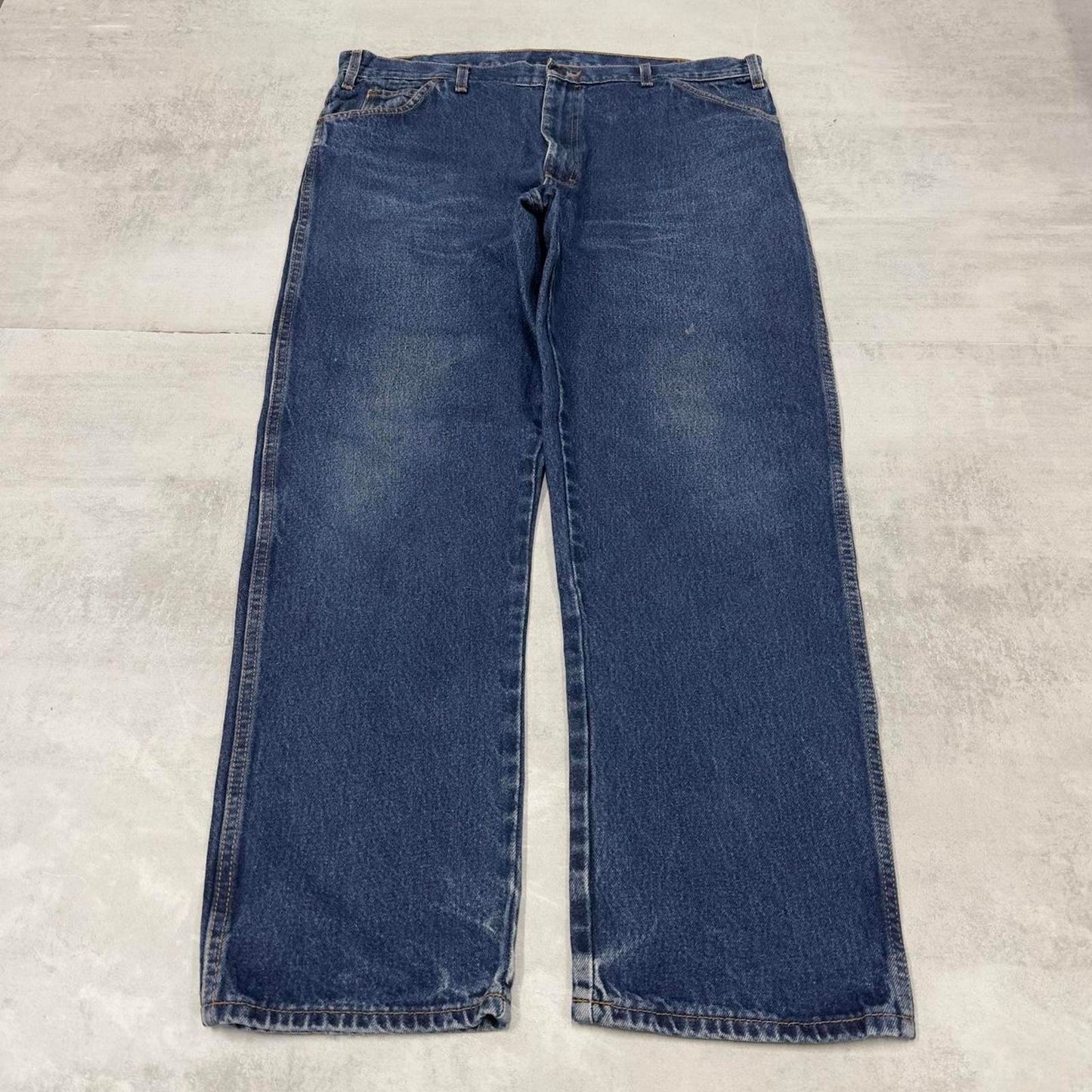 Baggy Dickies jeans W40L30 loose blue denim 90s skater style workwear jeans