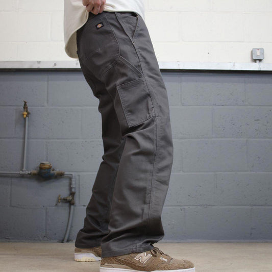 Loose Dickies carpenter jeans W34L31 90s skate style grey canvasy cargos