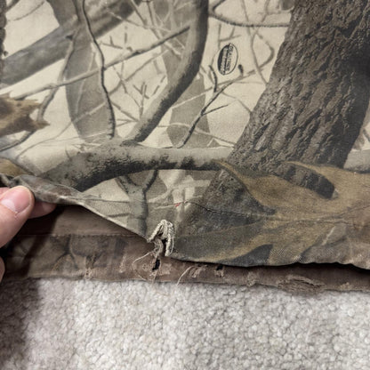 Outfitters Ridge baggy camo cargo pants Y2K XXL khaki Realtree camouflage loose hunting utility
