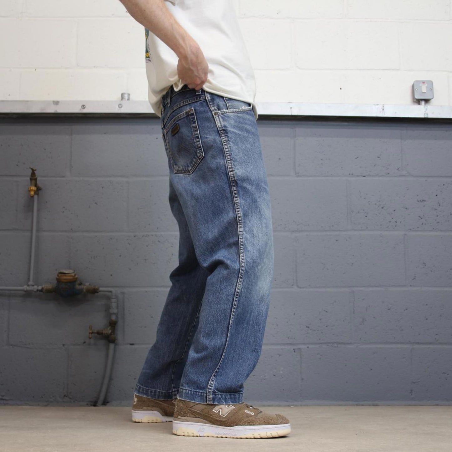 Vintage Wrangler jeans W36L27 blue mens 5 pocket work y2k jeans