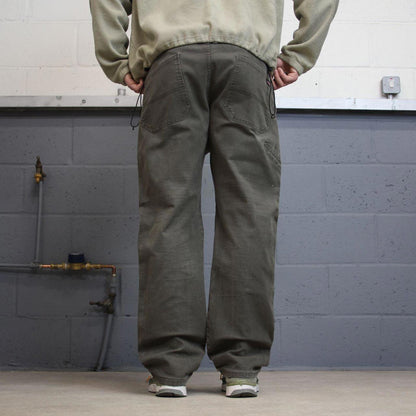 90s Dickies carpenter jeans workwear W40L32 00s skate style green canvasy worker cargos