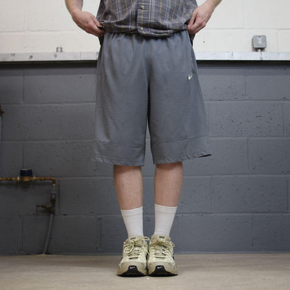 Nike sports shorts y2k grey Comfy loose floaty summer gym shorts
