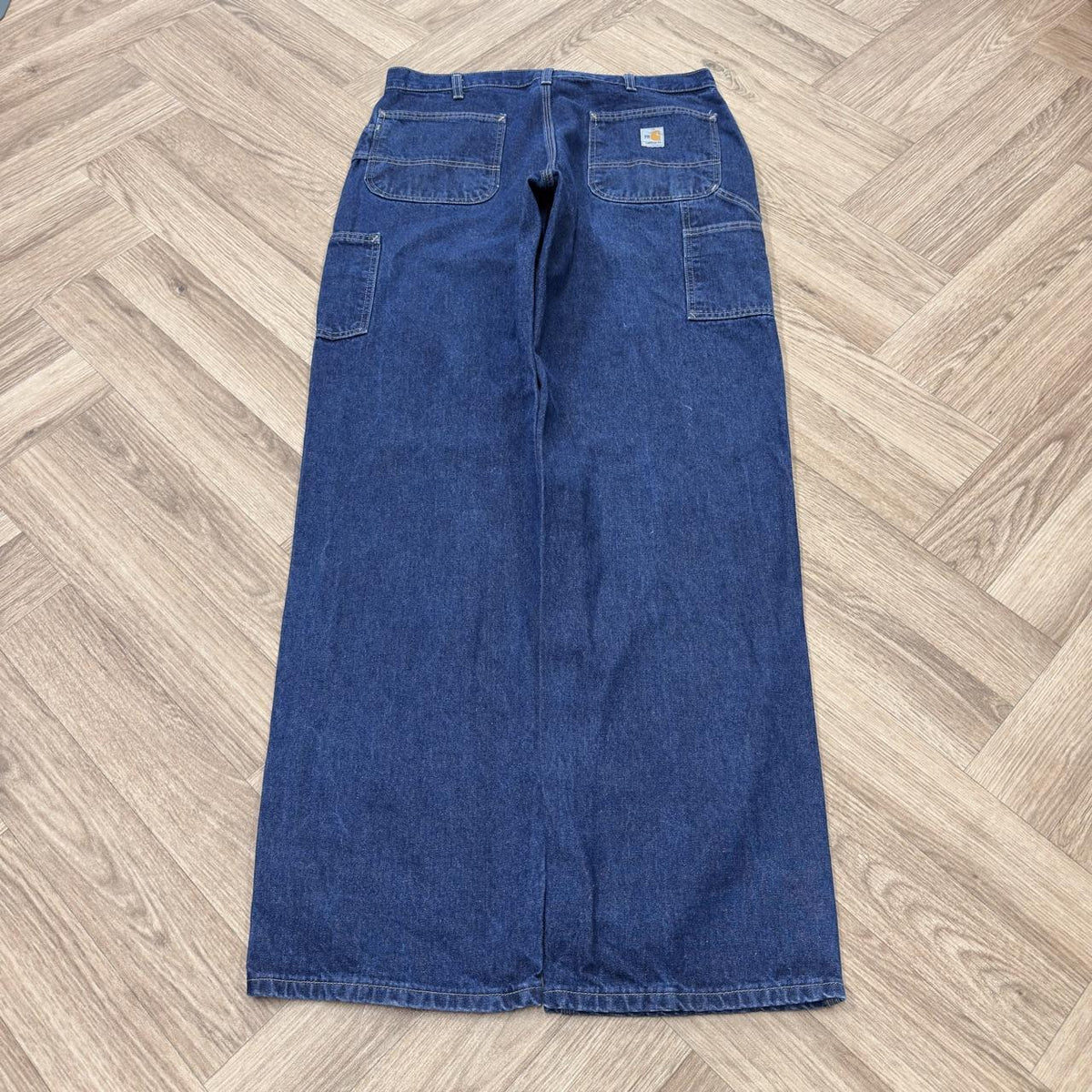 Baggy Carhartt FR carpenter jeans y2k Loose utility denim workwear skate cargo trousers