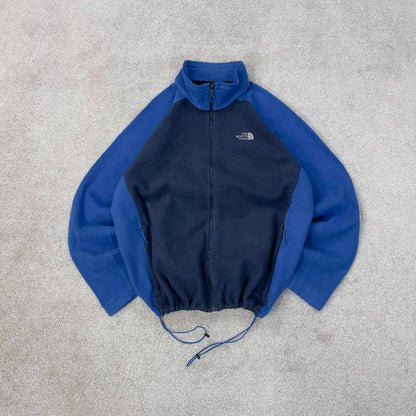 Y2K The North Face technical fleece XXL Blue men’s full zip TNF Autumn