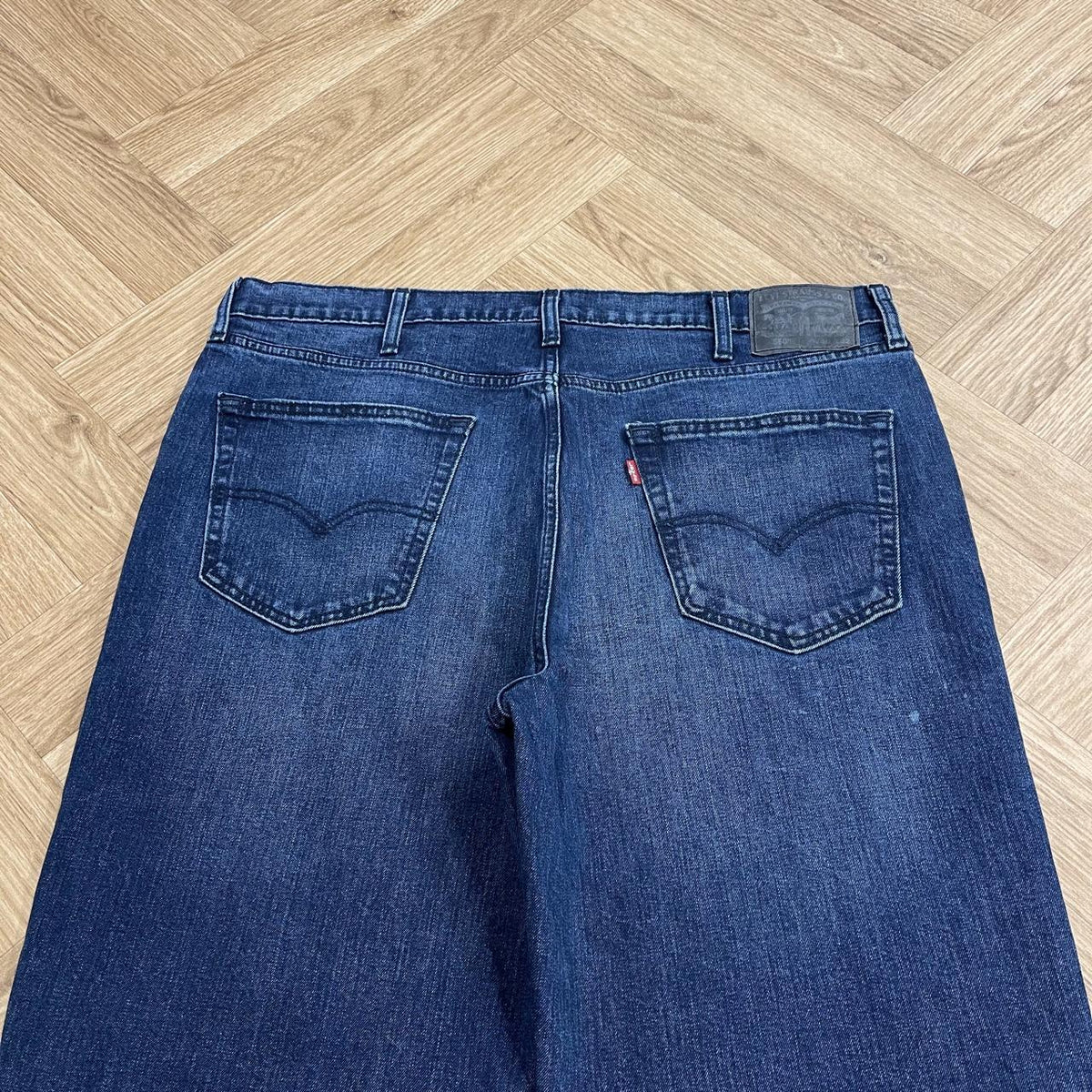 Levi's 550 jeans relaxed fit y2k Loose straight blue denim pants