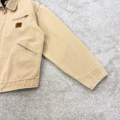 Vintage cream Carhartt Detroit jacket Medium technical boxy cropped fit 90s skater style