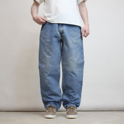 Baggy Levis 550 jeans W36 L30 Blue loose relaxed fit denim trousers red tab logo