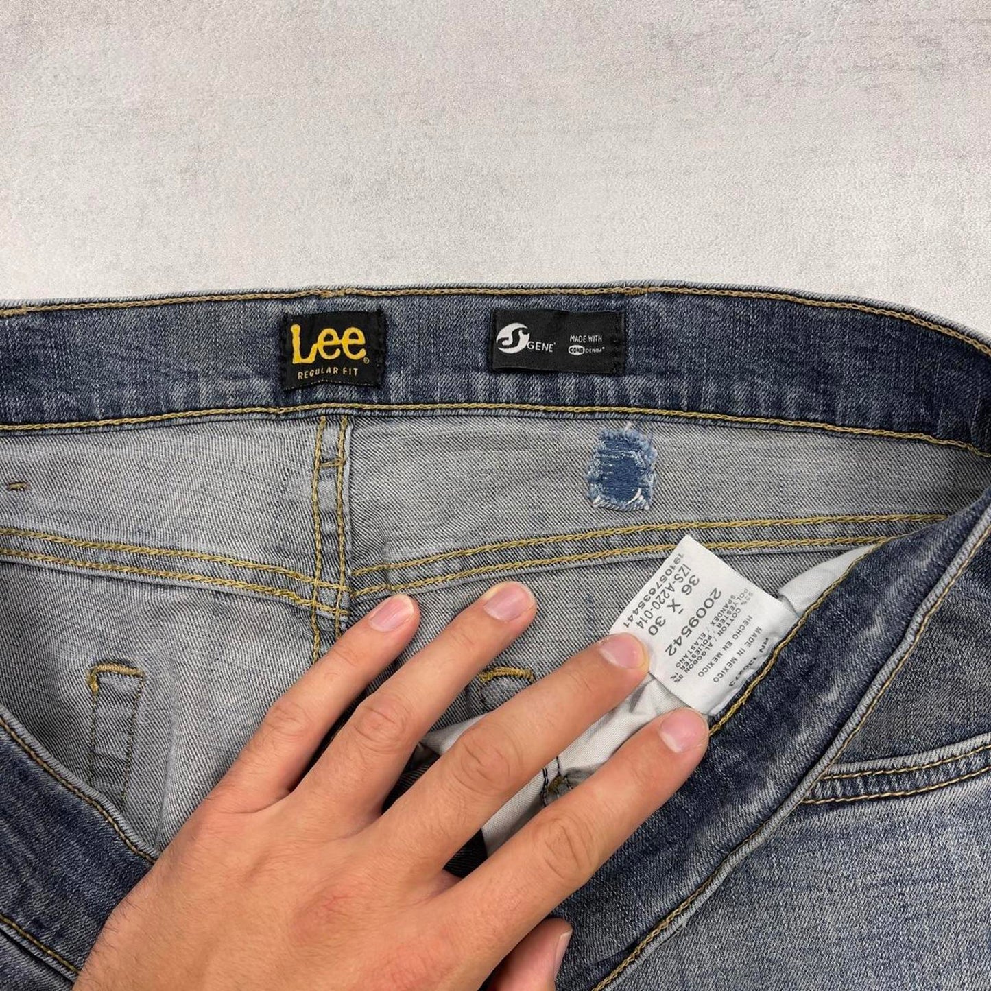 Blue Lee denim shorts W36