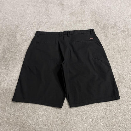 Dickies baggy carpenter shorts black Twill chino skater style shorts wide long leg