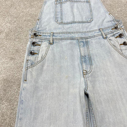 00s BDG denim dungarees overalls W31L32 blue mens denim y2k style bib & brace workwear