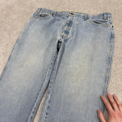 Vintage Y2k Dickies skate jeans blue Loose 5 pocket denim workwear pants