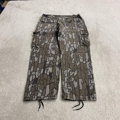 Duxback camo cargo pants y2k utility brown Trebark camouflage utility hunting cargos