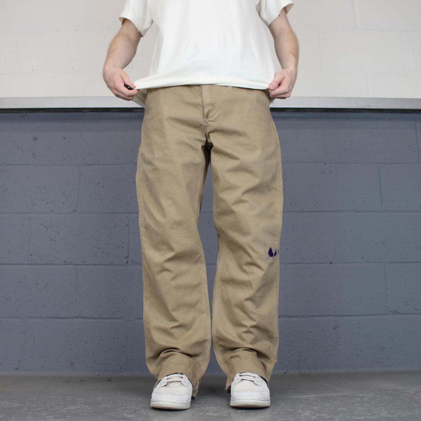 Carhartt Carpenter trousers W36L32 tan relaxed skater style cargos