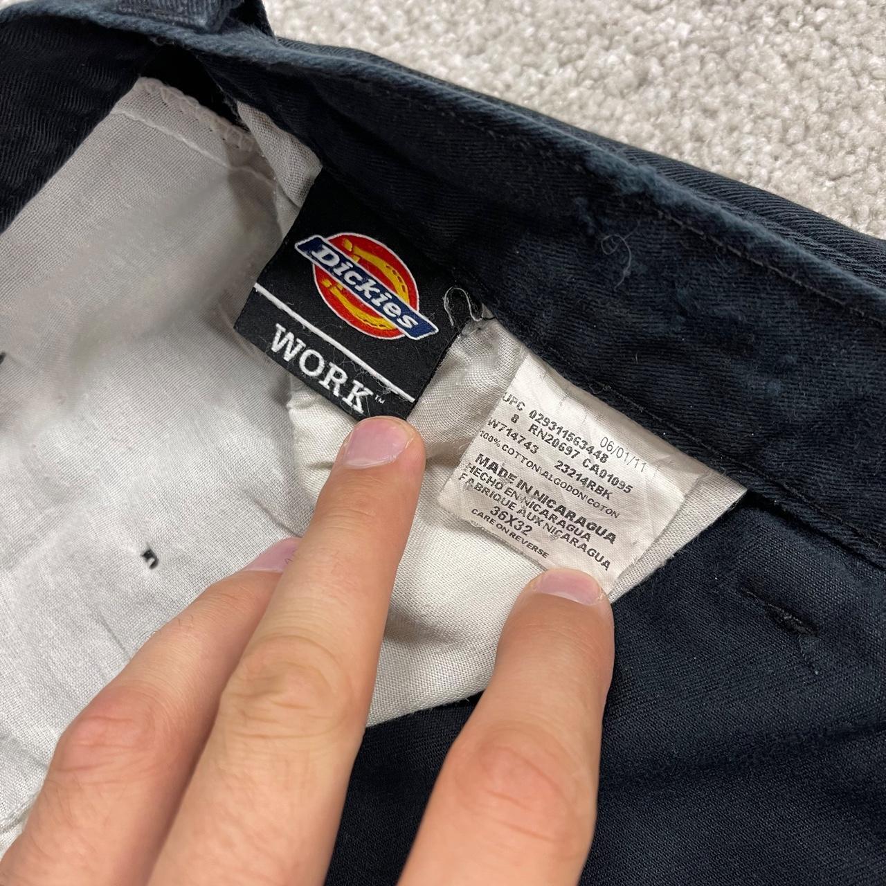 Dickies baggy cargo shorts y2k long black Twill chino skater style cargo shorts
