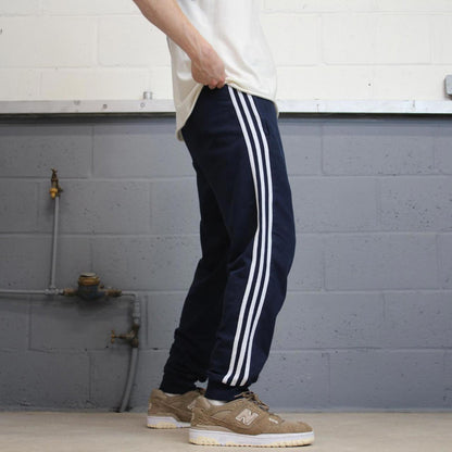 Y2k navy Adidas joggers M