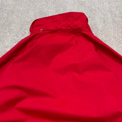 00s Columbia windbreaker ski jacket y2k style XL men's red full zip snow coat embroidered technical