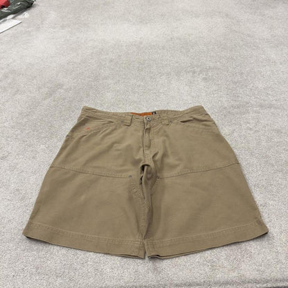 Baggy carpenter shorts canvas work tan Jesse James loose skate style summer festival jorts