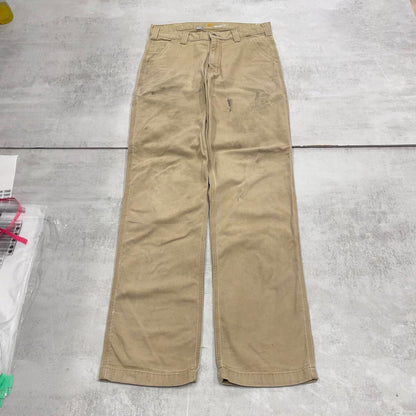 Carhartt carpenter pants W33 L36 beige relaxed skater style cargos