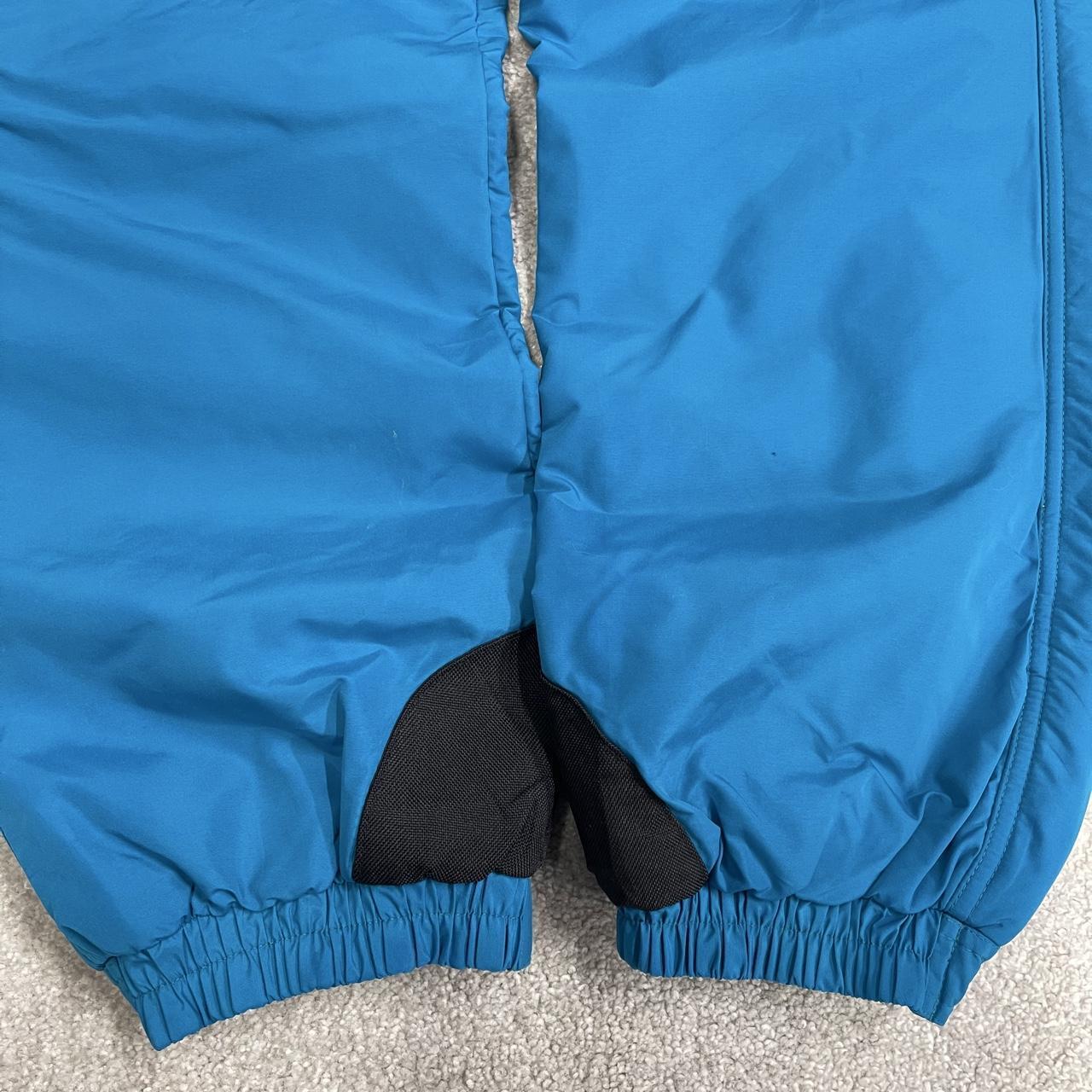 Columbia waterproof pants women's y2k blue insulated technical snow trousers