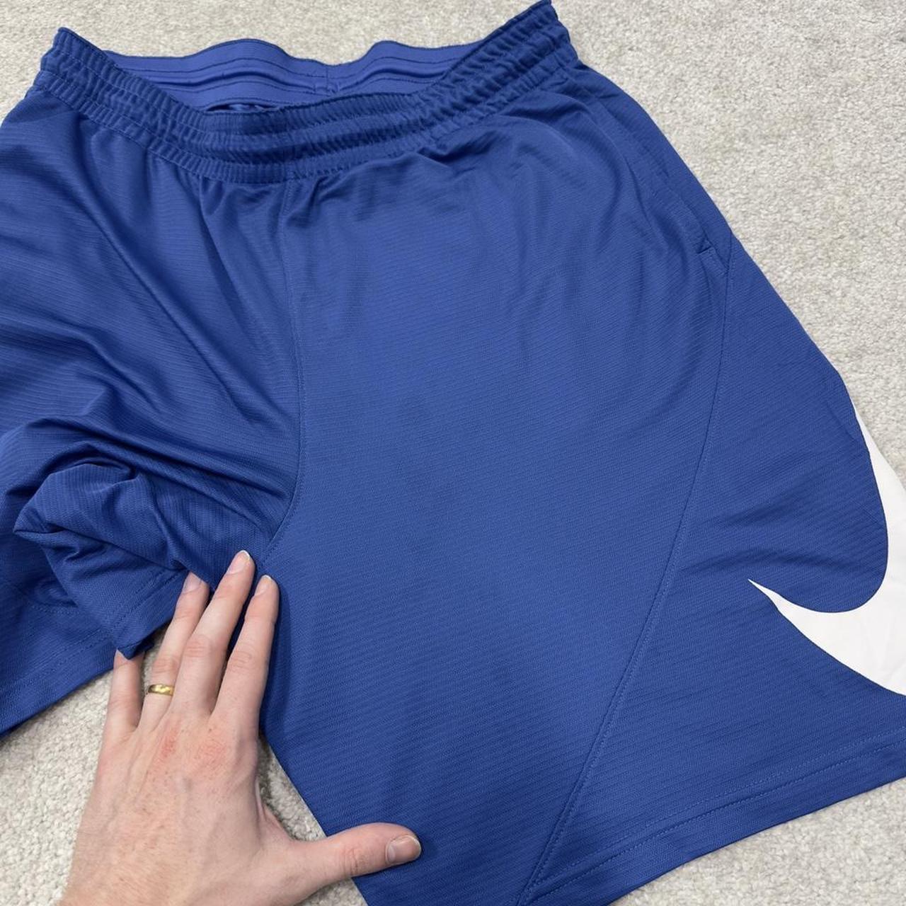 Nike sports shorts y2k Dri-Fit blue Drawstring comfy loose floaty summer gym shorts