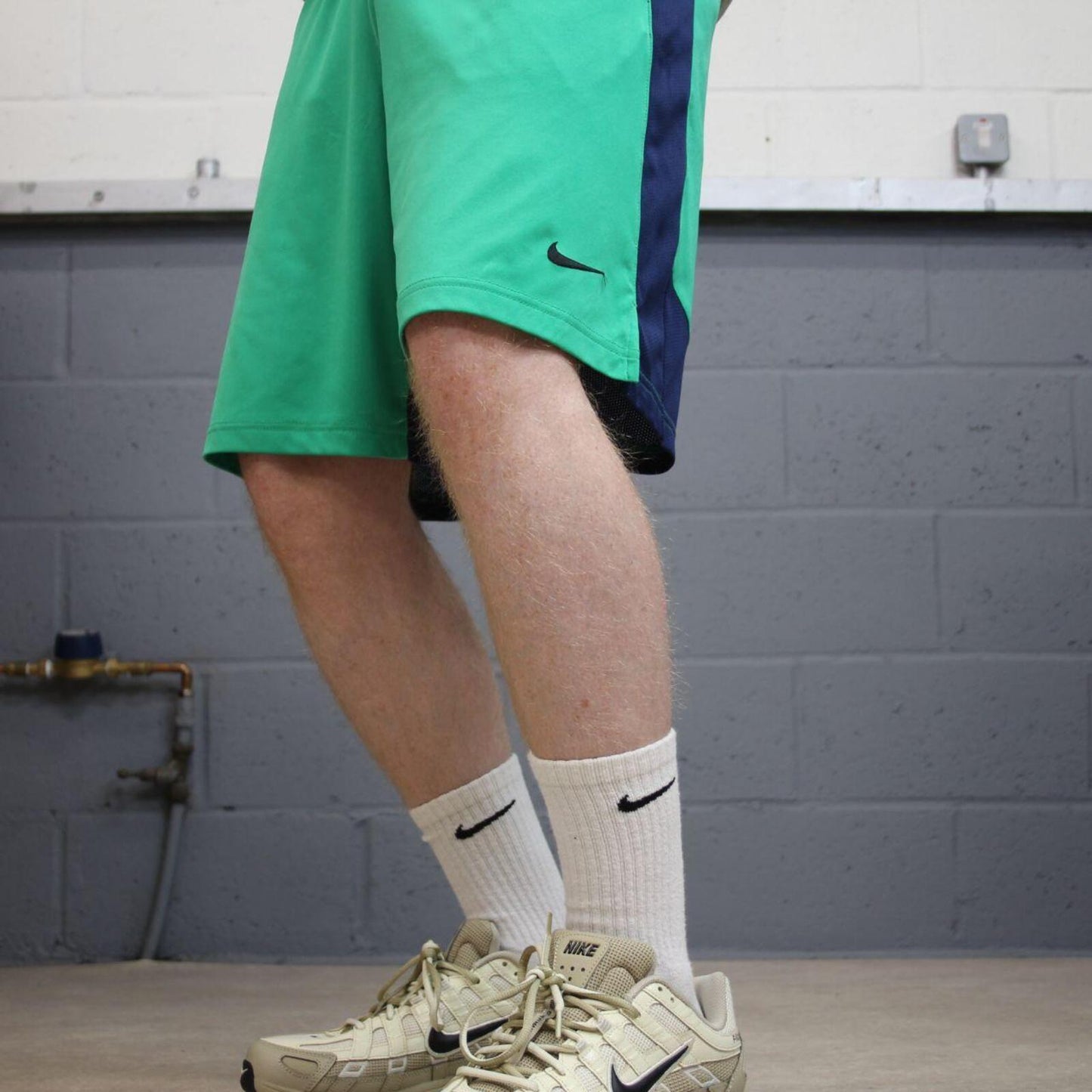 Loose Nike sports shorts y2k green Casual style comfy loose floaty summer gym shorts