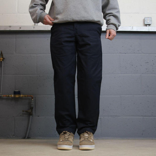 Dickies work pants slim taper navy Twill chino skate style trousers