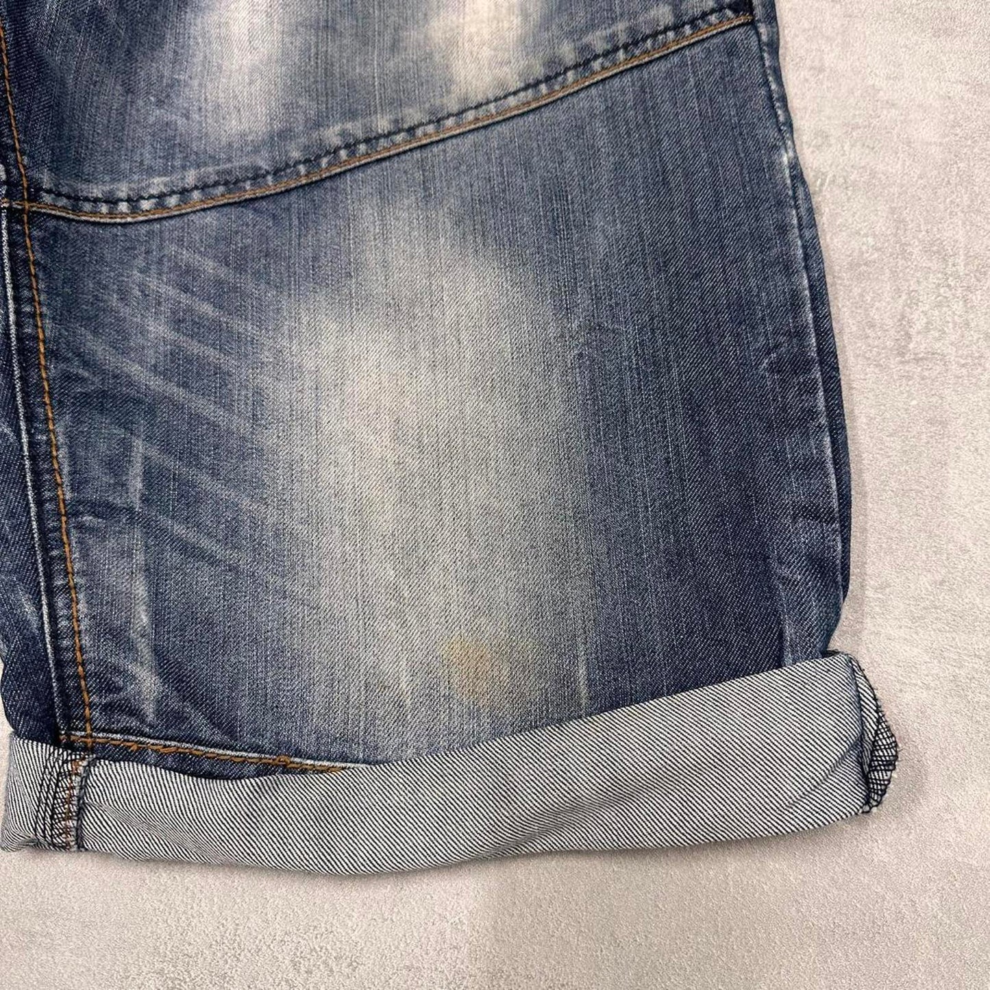 Blue y2k denim shorts W36
