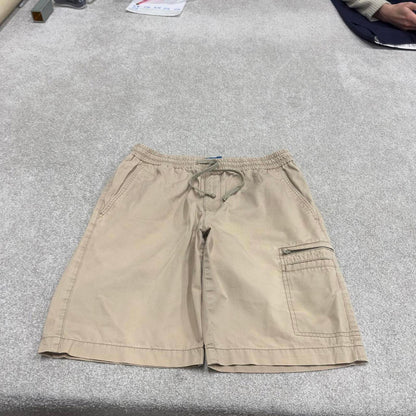 Y2k Lee loose chino drawstring shorts beige Floaty leg summer festival shorts preppy