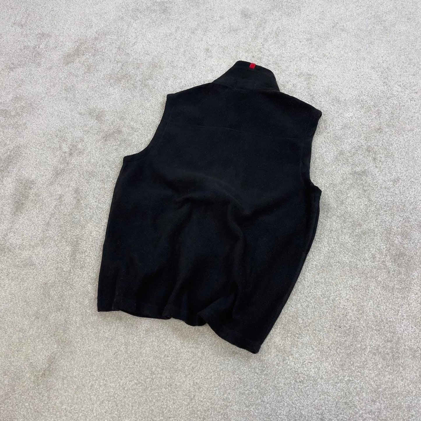 Y2K Ralph Lauren technical fleece gilet S black men’s zip up polo logo