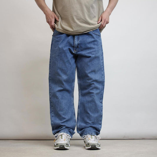 Y2K Wrangler jeans W40 L30 mens blue loose denim skater pants