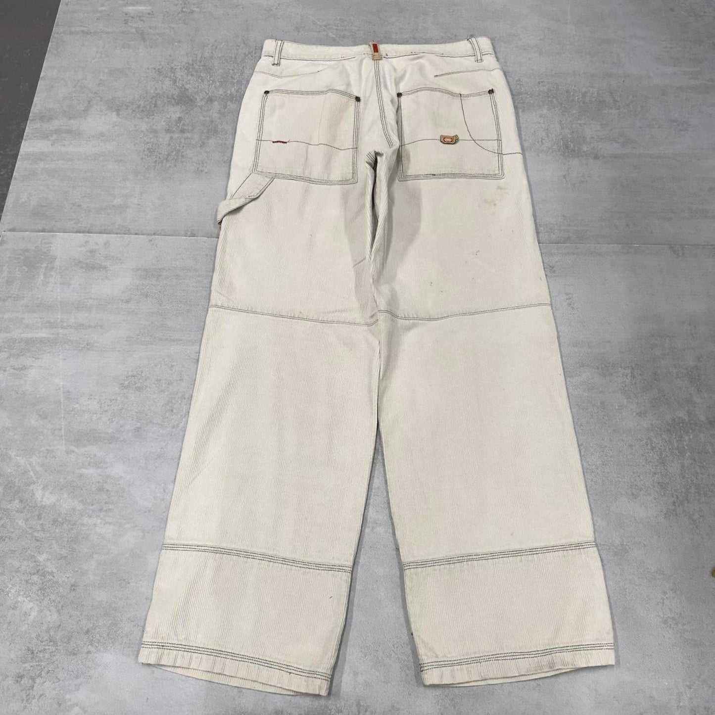 Ecko unltd corduroy carpenter pants W32 L30 Beige loose y2k cord skate trousers
