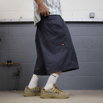 Dickies baggy chino shorts carpenter navy grey Chino style skater shorts long wide leg festival