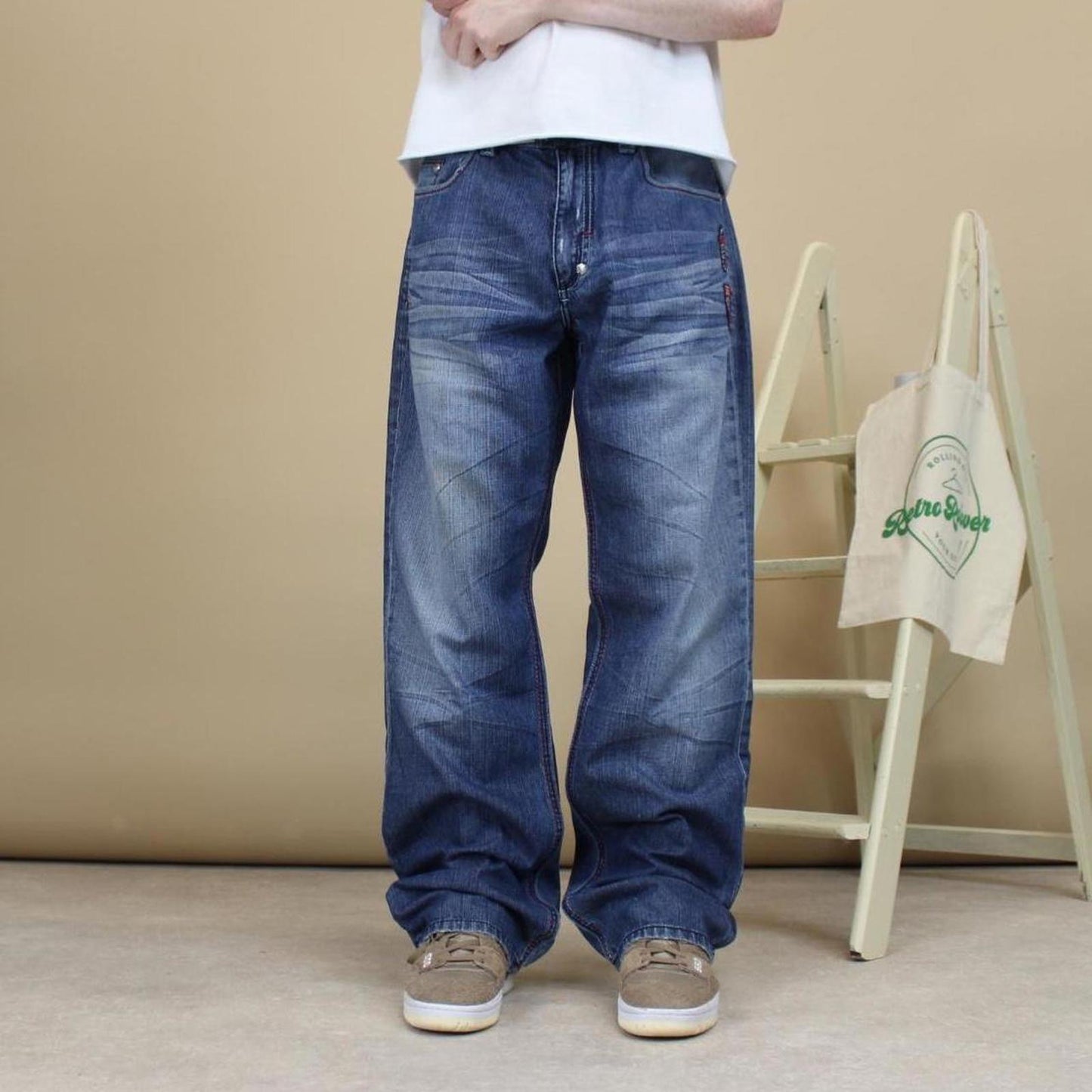 Blue embroidered Coogi jeans W36 L34