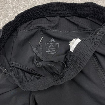 Y2k Adidas Running tracksuit bottoms black