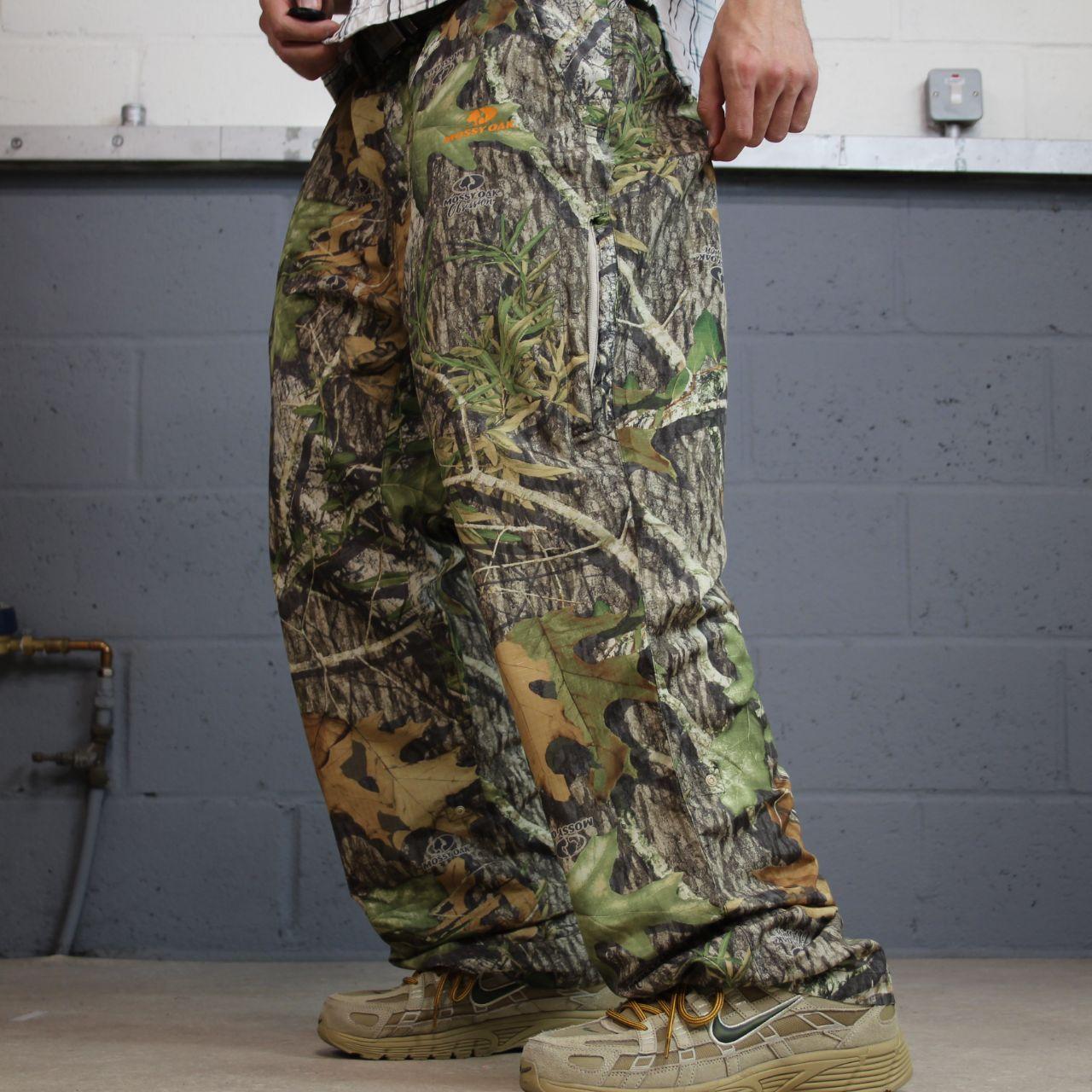 Y2K convertible Mossy Oak camo trousers / shorts lightweight technical outdoors hiking pants