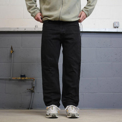 Vintage y2k Levis 505 jeans black Casual style 5 pocket straight leg denim pants