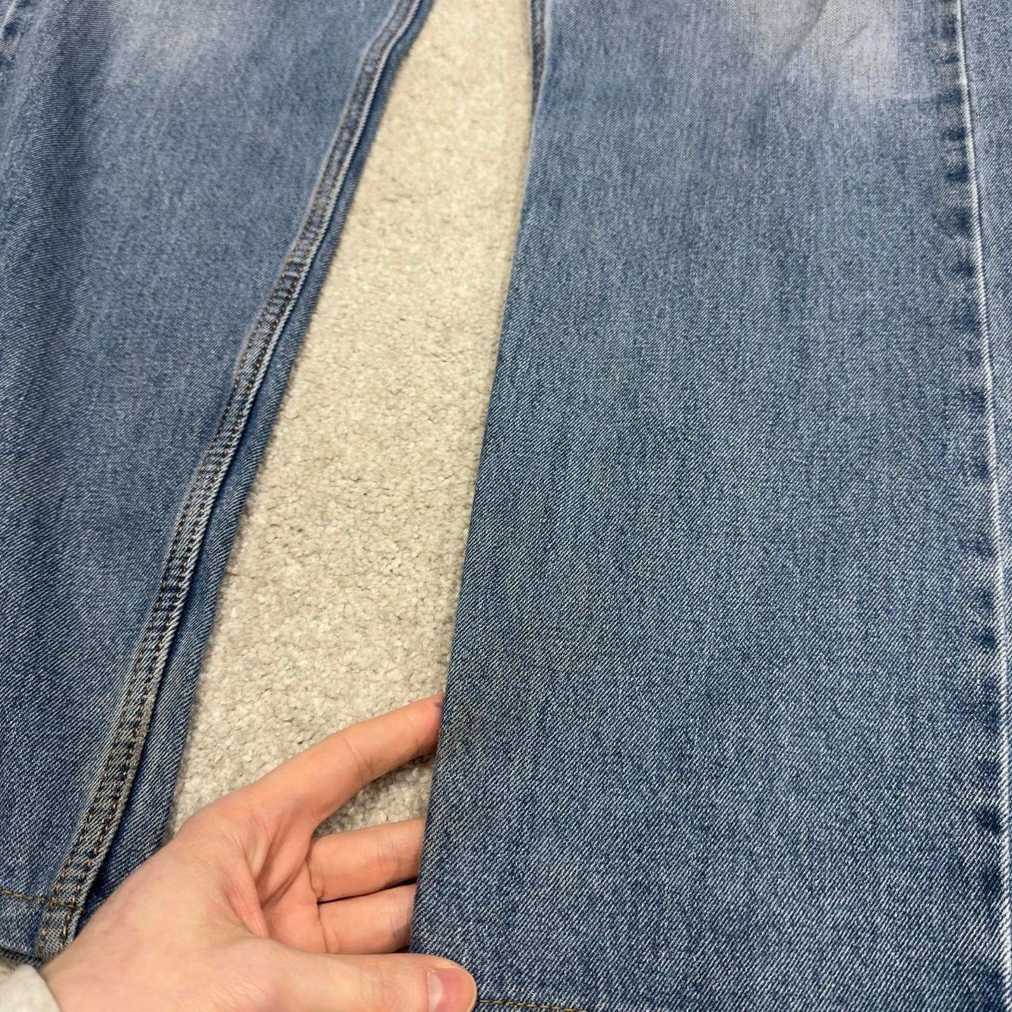 Vintage Y2K Levi’s 505 jeans blue Straight leg 00s style denim pants red tab logo