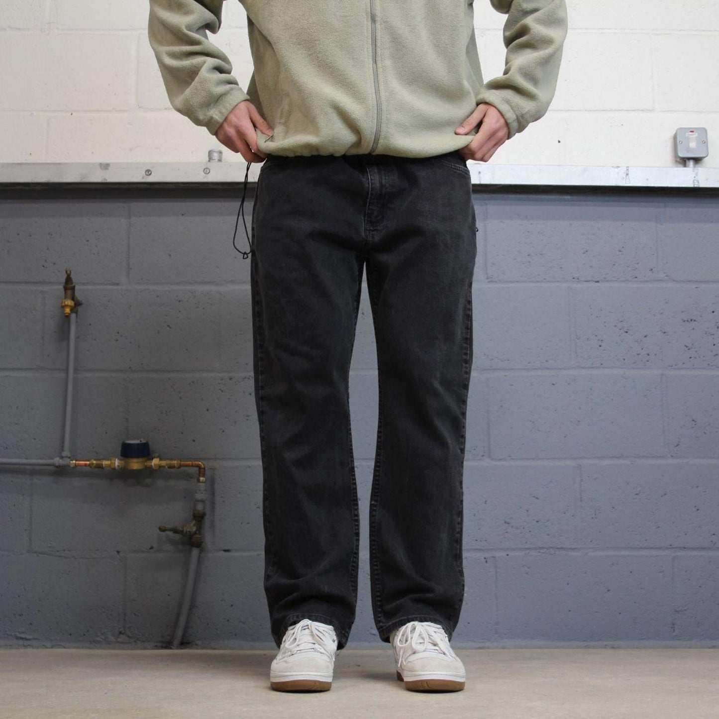 Y2K Carhartt jeans relaxed fit black Relaxed fit denim skate style work pants