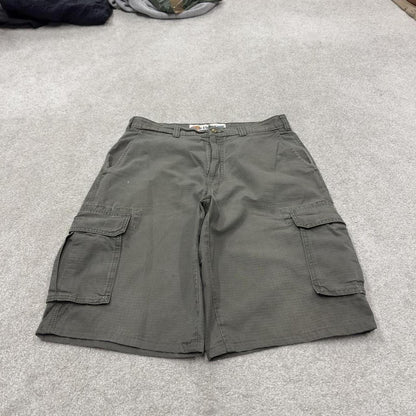 Dickies cargo shorts y2k green Chino style skater shorts loose leg festival