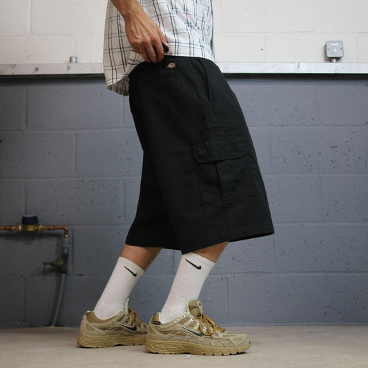 Dickies baggy cargo shorts y2k black Skater / surf style shorts loose fit festival