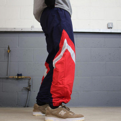 Vintage Y2K Fila tracksuit bottoms navy red