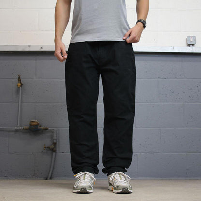 Black Carhartt carpenter jeans size 18 W40L30 women's y2k 90s style cargos