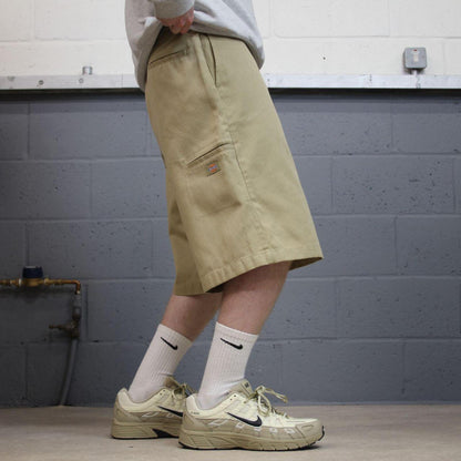 Dickies baggy carpenter shorts khaki Twill chino skater style shorts wide long leg