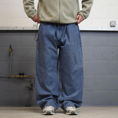 Y2K baggy Carhartt denim jeans blue Loose fit baggy skate style workwear pants