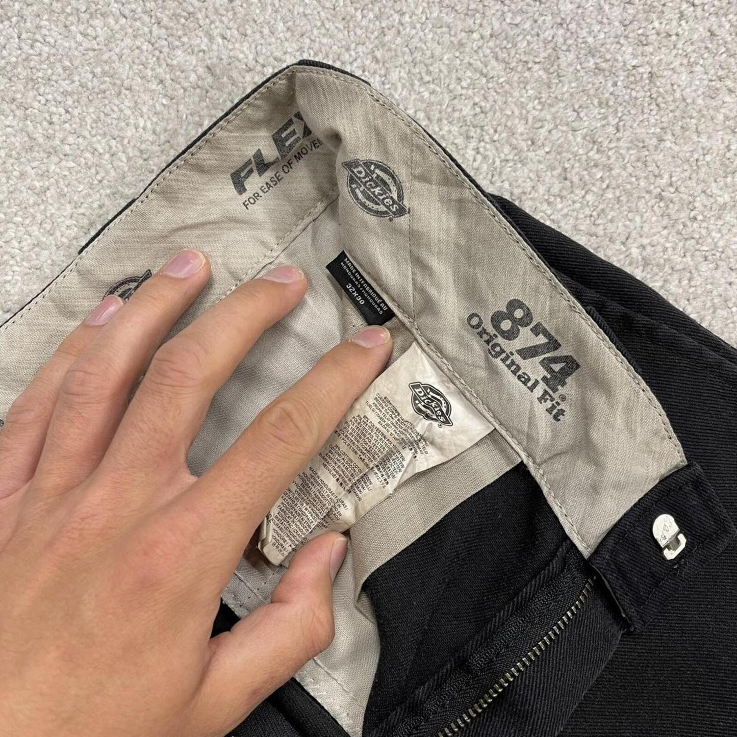 Dickies 874 chino shorts y2k black Loose twill style summer shorts