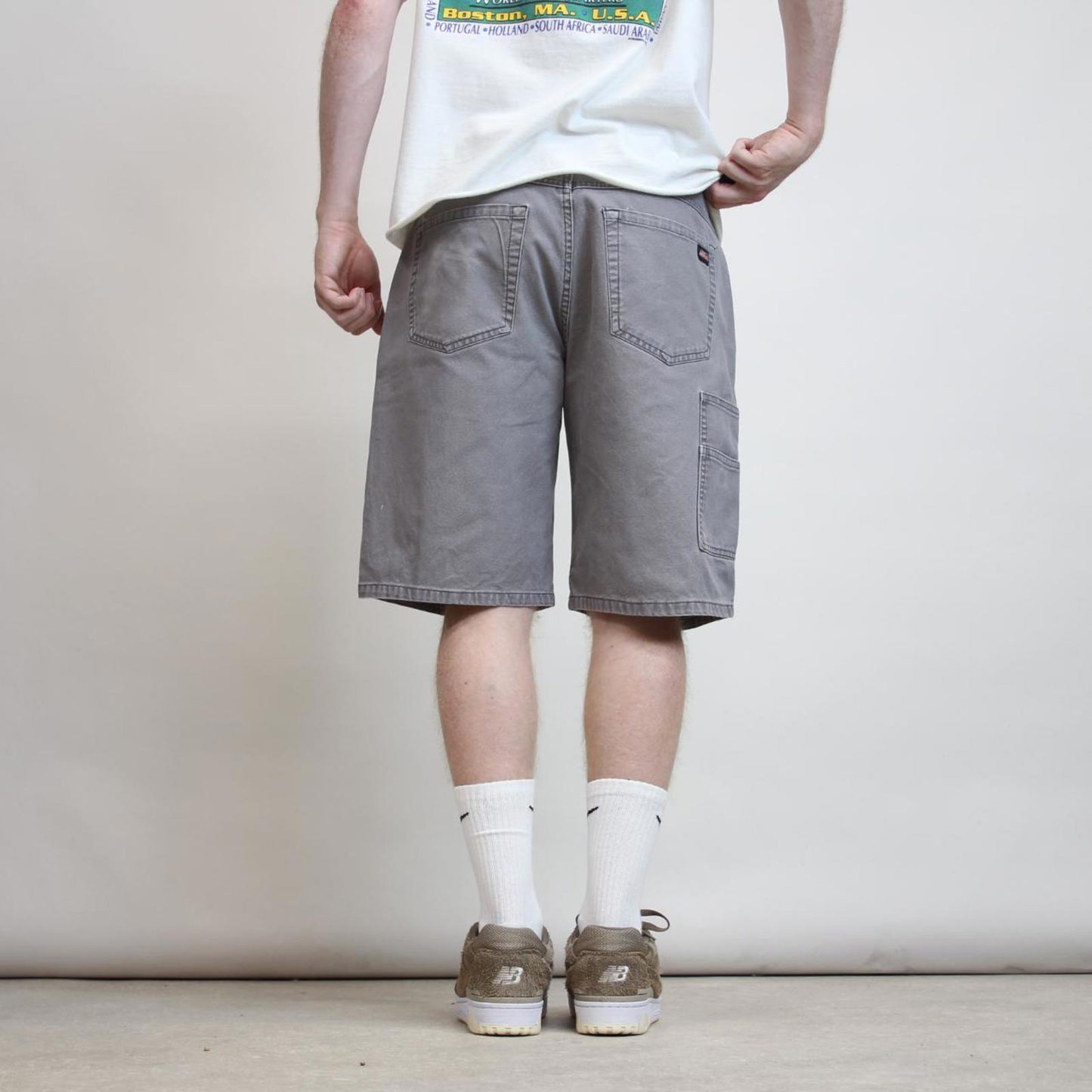 Grey Dickies carpenter jorts W34