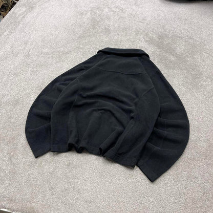00s Columbia technical fleece XL women's black y2k style full zip up autumn casual