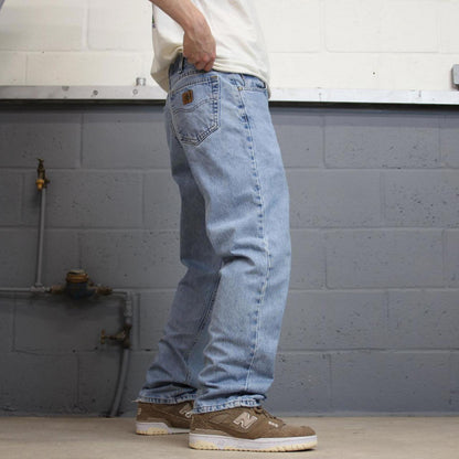 Vintage blue Carhartt jeans W36L30 loose denim 90s style skater jeans